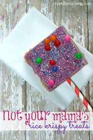 Everyone Knows How To Make Rice Krispy Treats Right Have You Ever Tried To Fancy Them Up A Bit Fun Rice Krispie Treats Rice Krispie Treats Krispie Treats