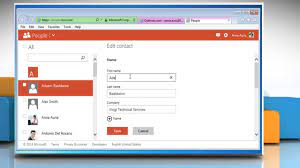 How to delete a contact in outlook 1. How To Edit Or Delete A Contact In Outlook Com Youtube