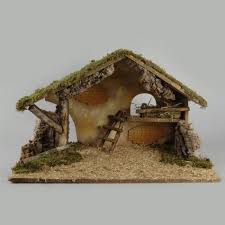 Creche De Noel Mousse Ecorce Sur Izaneo Creche De Noel Noel Decoration Noel