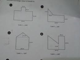 Kemarin kita sudah latihan soal tentang luas bangun datar (bagi kalian yang ketinggalan silahkan klik linknya disini ). Kak Tolongin Y Kk Soal Tentang Gabungan Bangun Datar Brainly Co Id