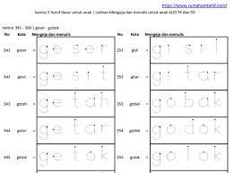 Maybe you would like to learn more about one of these? Lembar Latihan Menulis Untuk Anak Rumah Pintar