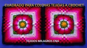 Puntos tejidos a crochet para cojines. Cuadrado Tejido A Crochet Paso A Paso Para Colchas Cojines Y Cobijas Para Bebe Con Lanas De Colores