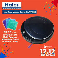 A robot vacuum cleaner has sensors so you don't need to worry about it falling off a drop and getting damaged. Haier Robotic Vacuum Cleaner Automatic Mode Spot Mode Edge Mode Single Room 1 Year Haier Malaysia Warranty Shopee Malaysia