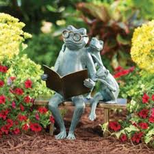 Reading Frog Family Garden Statue Garden Statues Olive Garden Delivery Family Garden