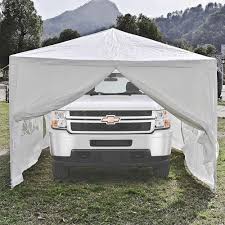 Which brand has the largest assortment of canopy tents at the home depot? 20 X 10 Portable Garage Carport Car Shelter Canopy White Outdoor Party Tent Aleko Canopy Outdoor Gazebo Canopy Patio Gazebo