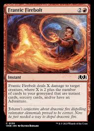 Frantic Firebolt | Wilds of Eldraine | Standard | Card Kingdom