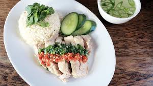 Hainanese Chicken Rice Classic Asian Recipes Sbs Food hainanese chicken rice with chilli