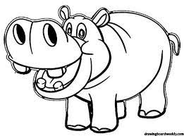 Printable funny hippo coloring page. Hippo Coloring Page In 2021 Animal Coloring Pages Coloring Pages Coloring Pages Inspirational