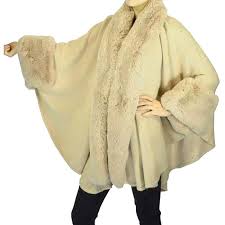Maybe you would like to learn more about one of these? Mila Elegant Faux Fur Trim Lapel Cuffs Knit Poncho Classic Faux Fur Trim Knit Ruana Cape Shawl Her Name Was Jewelry Accessories