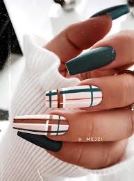 There are lots of fall nail ideas out there on the web. 47 Beautiful Nail Art Designs Ideas Mismatched Green And Plaid Nails