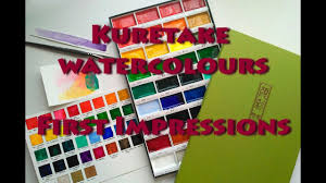 Kuretake Gansai Tambi Watercolors Colour Chart First Impressions