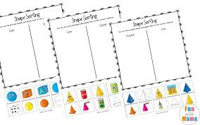 Musical toys, kids tablets, science & discovery toys 3d Shape Worksheets Fun With Mama