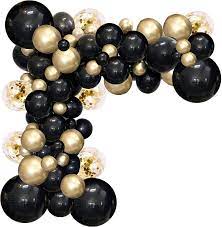 Excited To Share The Latest Addition To My Etsy Shop 114pcs Black And Gold Black And Gold Balloons Gold Birthday Decorations Black And Gold Party Decorations