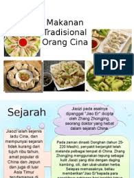 Malaysia adalah sebuah negara yang aman dan damai dipenuhi oleh penduduk yang berbilang kaum. Makanan Tradisional Orang Cina Pptx