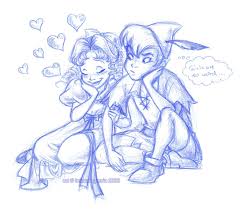 Classic Disney Fan Art Peter And Wendy Disney Fan Art Disney Art Peter Pan Disney