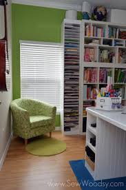 Plastic shoebins turned thrifty craft storage via the happy housie. Craft Room Tour Sew Woodsy
