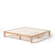 Bed sizes also vary according to the size and degree of ornamentation of the bed frame. Costway King Size 14 Wooden Bed Frame Mattress Platform Wood Slats Support Natural Walmart Canada