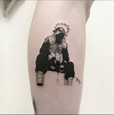 Picture is from right after it was finished, it's about a week old now. Kakashi Hatake Naruto Tattoo By Fimmtattooer Tattoos Anime Tattoos Naruto Tattoo