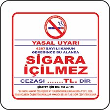 Sadece bir sigara, sinüslerinizi doldurup midenizi sıkıştırabilir ve kalp atış hızınızı ve tansiyonunuzu yükseltebilir. 12x12 Cm Pvc Sigara Icilmez Bauhaus