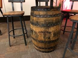 Jack daniels whiskey barrel bar stools. Jack Daniels Bar Table Stools