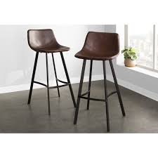 Skyler 29 Bar Stool In 2020 Bar Stools Brown Leather Bar Stools Leather Dining Room Chairs