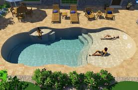 Thursday Pools Sandal Beach Entry 39 Pool Model Pools Backyard Inground Beach Entry Pool Swimming Pool Designs
