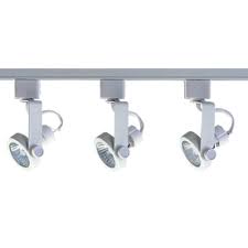 Royal Pacific 3 Light 48 In White Gimbal Linear Track Lighting Kit 795 Track Lighting Track Lighting Kits Flexible Track Lighting