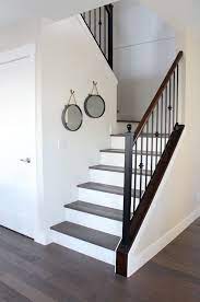 Our Home Over The Past Decade Hardwood Stairs Stairs In Living Room White Stair Risers