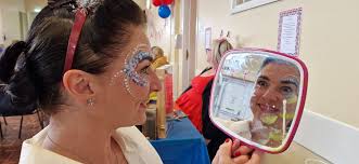 Feather Face Painting