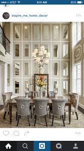 A blank wall makes a perfect placement for a large. Dining Room Mirror Collage Luxury Dining Room Dining Room Design Luxury Dining