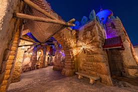 Arabian Coast Night Corridor Copy Jpg 1024 684 Tokyo Disney Sea International Park Tokyo Disney Resort