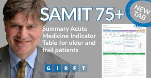 SAMIT 75+ data available to help improve services for older and frail  patients