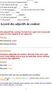 Bienvenue dans la classe cm1 d'exercice.fr. Pdf Telecharger Les Adjectifs De Couleur Exercices Corriges Pdf Gratuit Pdf Pdfprof Com