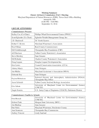 DRAFT Meeting Summary