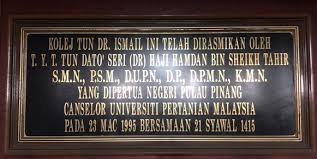 Kolej tun dr ismail (ktdi) ialah kolej kediaman pelajar fakulti perubatan universiti kebangsaan malaysia (ukm). Sejarah Penamaan Kolej Tun Dr Ismail Kktdi Upm Kolej Tun Dr Ismail