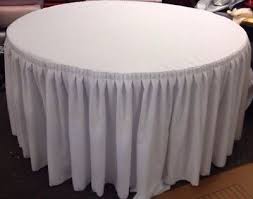 Best Kitchen Cart 60 Inch Round Table Skirt Double Pleated Table Cover Polyester With Top Topper Dining Table In Kitchen 60 Inch Round Table Kitchen Curtains
