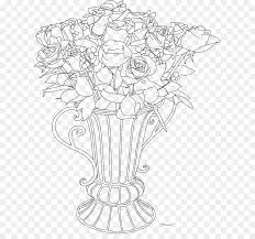 Flower vase drawing pencil drawings of flowers pencil drawing tutorials pencil sketching flower sketches still life sketch still life drawing gerbera flower flower vases. Black And White Flower Png Download 657 821 Free Transparent Drawing Png Download Cleanpng Kisspng