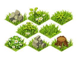 Grass Tiles Game Concept Art Isometric Art Pixel Art Design