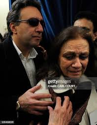 Bonny Sarin and Tony Sarin, the sister and nephew of Indian film star...  News Photo