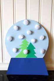 Cute Simple Toddler Christmas Craft Preschool Christmas Winter Crafts For Kids Globe Crafts