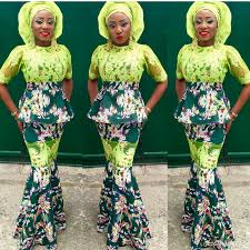 Image result for ankara and lace designs