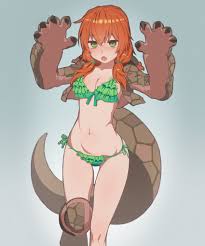 jacket, open mouth, bikini, animal hands, bangs - Anime R34