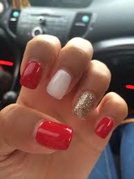 Check out our red acrylic nails selection for the very best in unique or custom, handmade pieces from our craft supplies & tools shops. Ombre Red And White Christmas Nails Novocom Top