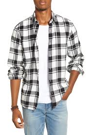 Black And White Flannel Outfit Bp X Alex Costa Plaid Button Down Flannel Shirt Flannel Shirt Outfit Shirt Outfit Men Plaid Shirt Outfits