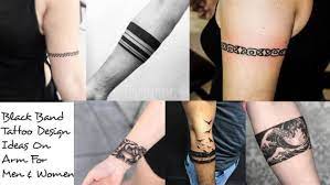 Solid arm band tattoo by black poison tattoos. 30 Black Band Tattoo Design Ideas On Arm For Men And Women Entertainmentmesh