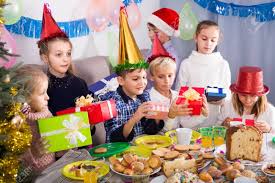 For a failsafe, perfect meal be sure to follow dominic chapman's recipe for every aspect of the christmas dinner main. Positive English Children Presenting Gifts During Christmas Dinner Stock Photo Picture And Royalty Free Image Image 88126701
