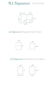 invitation size guide a2 pocket cards pockets