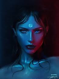 Zaid Dibis On Twitter Cancer Zodiac Art Astrology Art Digital Portrait Art