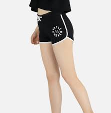 Black Shorts w/ White Trim Myrtle Beach Wave Print