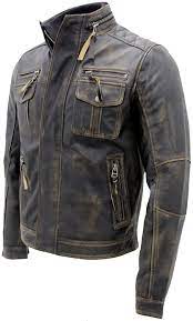 Men S Black Warm Vintage Brando Leather Biker Jacket Xs At Amazon Men S Clothing Store Leather Jacket Leather Motorcycle Jacket Jackets